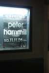 Peter Hammill in Vienna, 11.11.2006